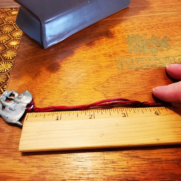 Vintage Pewter Kitty Cat Ornament Pendant - Picture 13 of 14